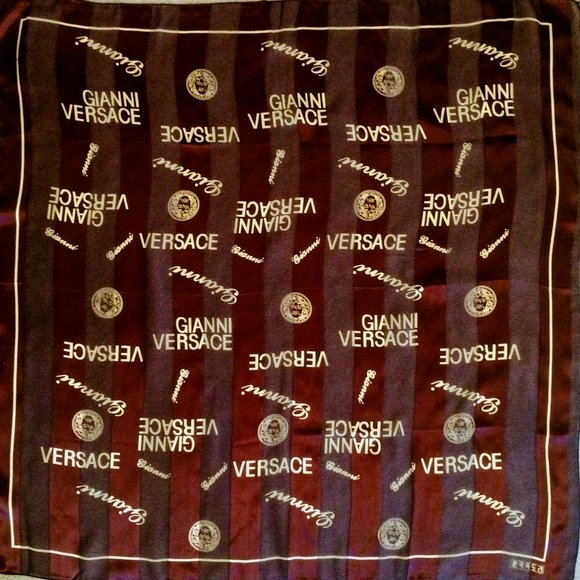 Vintage Gianni VERSACE Large Scarf, FREE SHIPPING - Picture 1 of 5